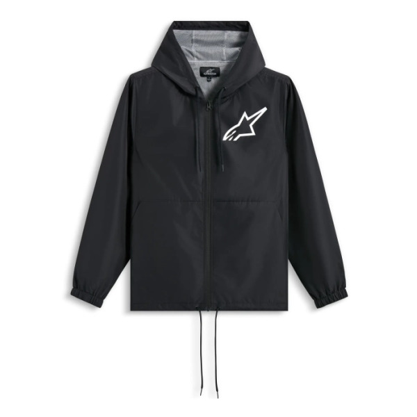 Alpinestars Alpinestars speeder chromium windbreaker jacket black white